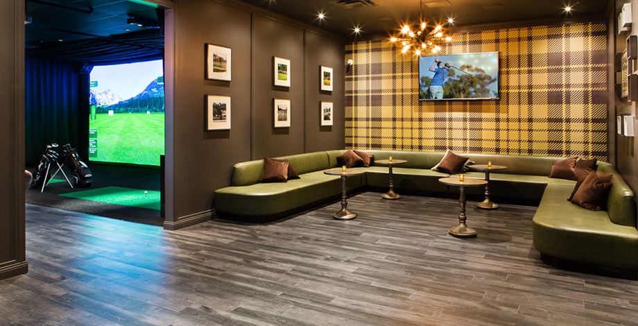 Upstairs Golf Lounge | Fairways Chicago
